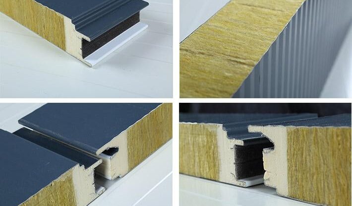 Installation of Rock Wool Sandwich Panels