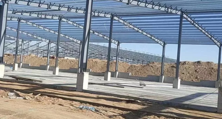 Portal steel frame
