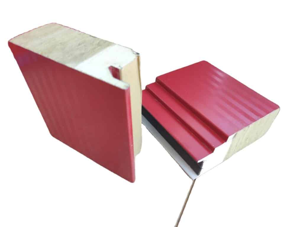 Polyurethane edge-sealed rock wool sandwich panels